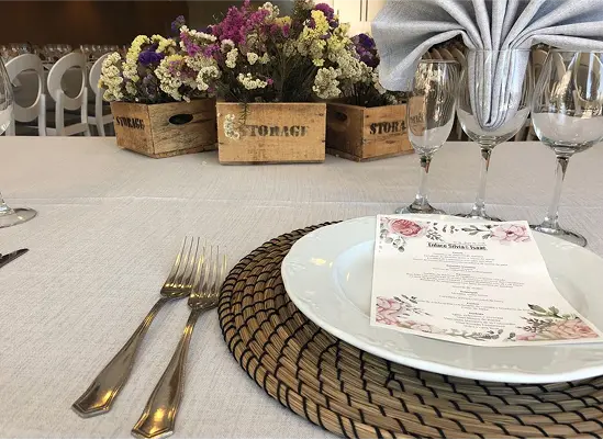 Cubiertos restaurante Hostal Savoy