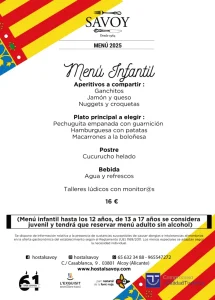 Menú Gourmet Especial