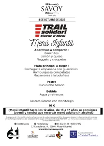 Menú Trail Solidari
