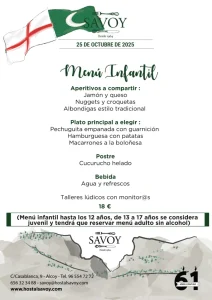 Menú Infantil Mig Any 2025