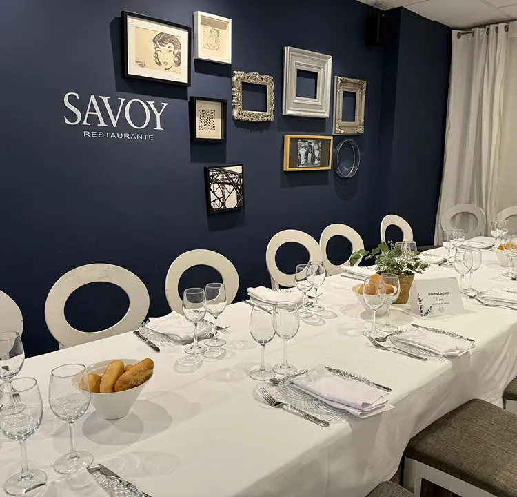 restaurante-home Mesa del restaurante Hotel Savoy