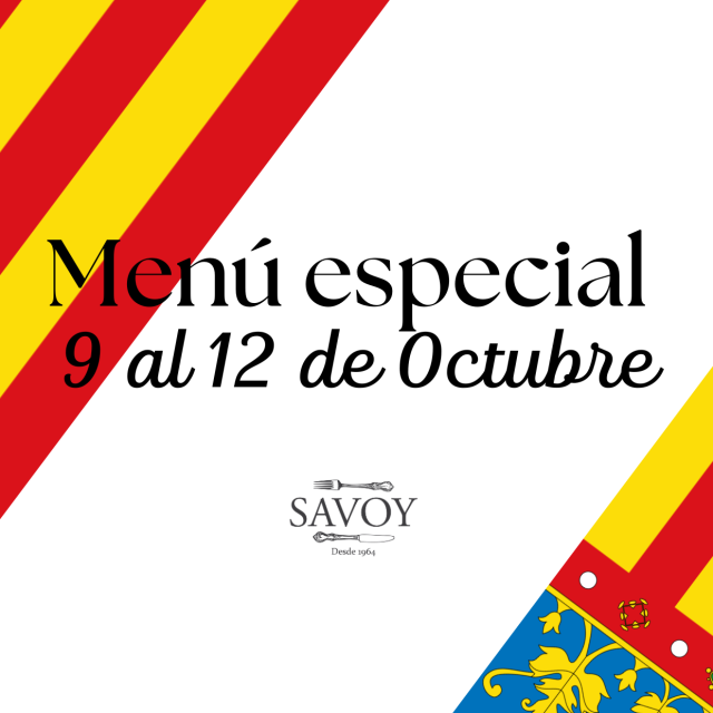 Menú Especial Día de la Comunitat Valenciana