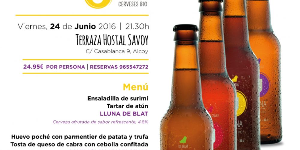 Cena Maridaje Junio 2016 &#8211; Hostal Savoy