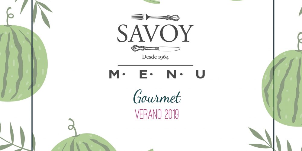 Menús Gourmet de Verano 2019