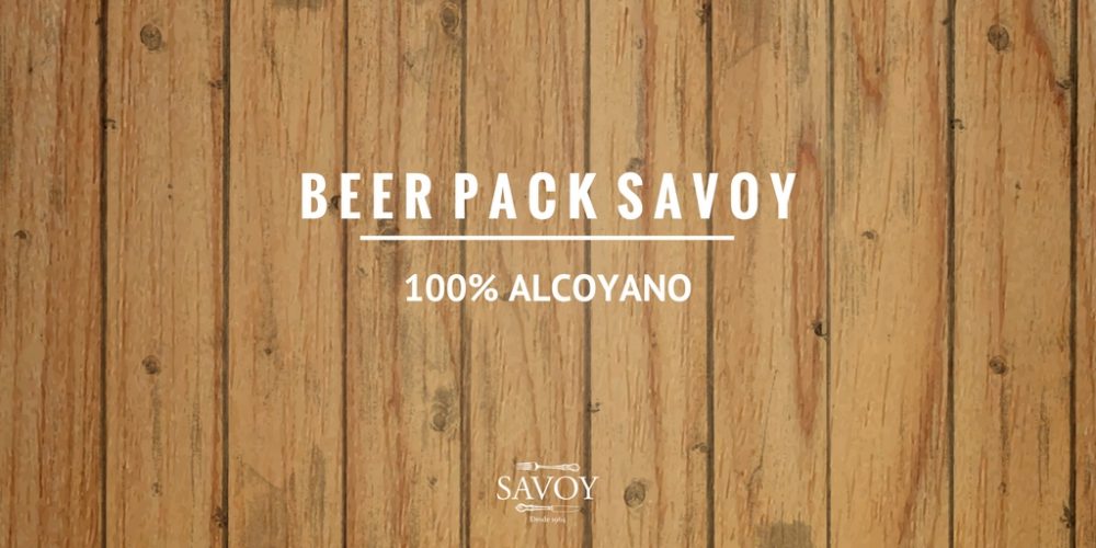 Beer Pack Savoy&#8230; Productos 100% Alcoyanos!